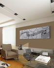 Painel de parede 3D decorativo moderno do plutônio para a tevê/sofá/escadaria