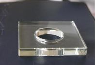 Baixo ferro branco super vidro de segurança de vidro moderado 19mm para o tampo da mesa