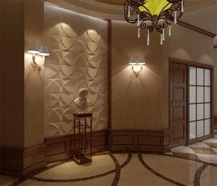 3D personalizado Textured o papel de parede da decoração do hotel do casamento dos painéis de parede