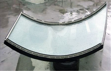 Vidro moderado isolado curvado arquitectónico 19mm com quadro de alumínio