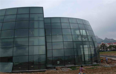 Vidro moderado isolado curvado arquitectónico 19mm com quadro de alumínio