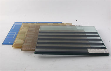 painéis de vidro decorativos de 10mm, folhas de vidro coloridas da cópia de tela de seda