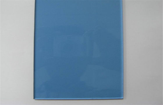 Painéis de vidro coloridos do azul de oceano, folha do vitral de 4mm - de 25mm