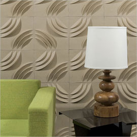Umidade da fibra de planta - impermeabilize a placa decorativa da parede painéis/3D da parede 3D para o hotel ou o agregado familiar