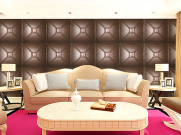 Da decoração moderna interior da casa do painel de parede 3D da arte coberta de parede coreana gravada