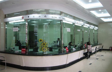 Vidro da prova da bala do banco