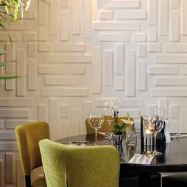 Painéis de parede 3D decorativos interiores do hotel
