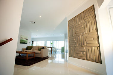 Painéis de parede 3D decorativos interiores do hotel