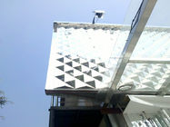 Construção decorativa quadrada do painel de parede do PC 3D/painel isolação térmica