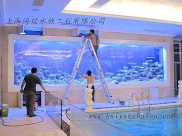 Folha acrílica fluorescente leitosa da associação PMMA do aquário, painéis claros do plexiglás