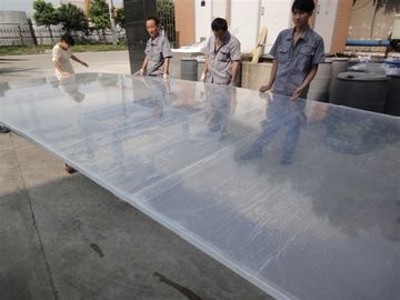 Folha acrílica fluorescente leitosa da associação PMMA do aquário, painéis claros do plexiglás