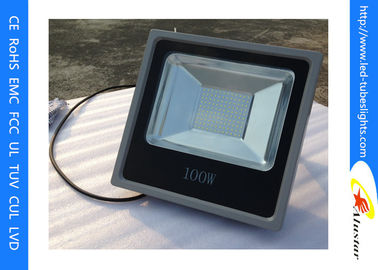 Luz de inundação exterior 100W do diodo emissor de luz do uso eficaz da energia SMD 3030 220V para a barra, disco